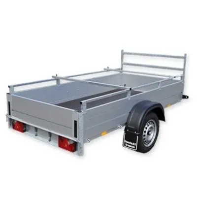 Przyczepa aluminiowa lekka Anssems GTR 750 - skrzynia 251 cm x 126 cm