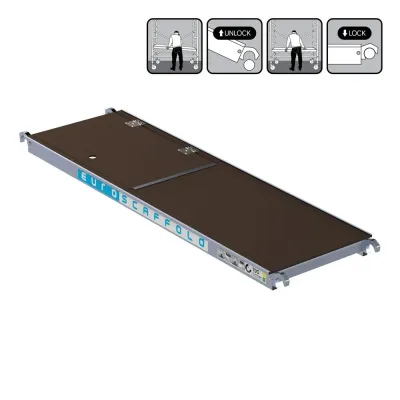 Rusztowanie aluminiowe jezdne CT26 - 75 cm x 190 cm x 3 m - Euroscaffold