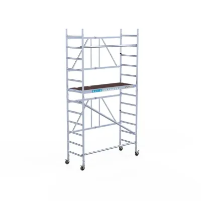 Mobile aluminum scaffold Euroscaffold CT26 - 75 cm x 190 cm x 470 cm