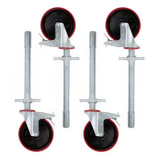 Mobile aluminum scaffolding Combi 75 cm x 190 cm x 400 cm + wheels