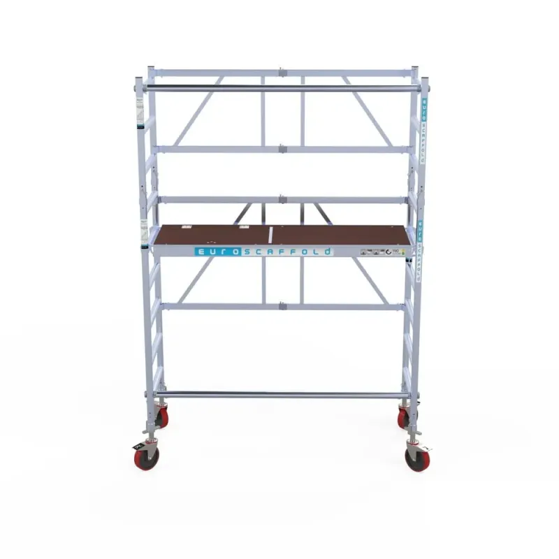 Mobile aluminum scaffolding Combi 75 cm x 190 cm x 400 cm + wheels