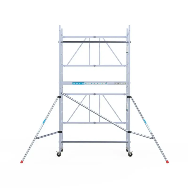 Narrow Aluminum Scaffold Combi - 75 cm x 190 cm x 450 cm
