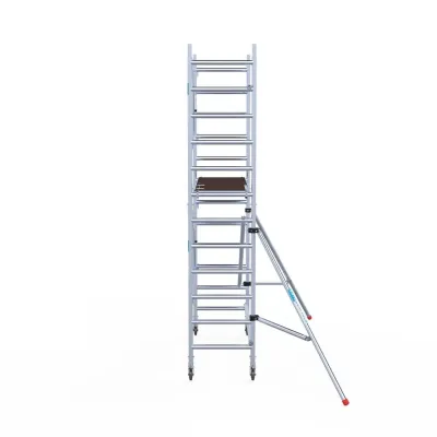 Narrow Aluminum Scaffold Combi - 75 cm x 190 cm x 450 cm