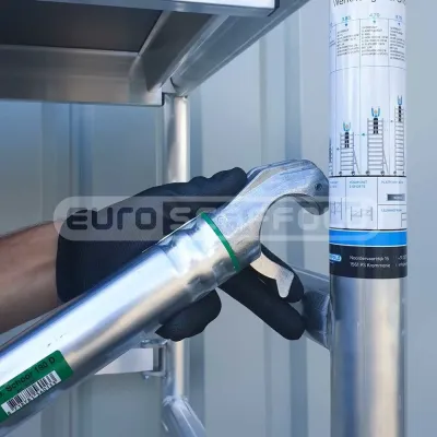 Rusztowanie aluminiowe wąskie Combi - 75 cm x 190 cm x 450 cm