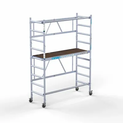 Rusztowanie aluminiowe przejezdne Euroscaffold Combi - 75 cm x 190 cm x 400 cm