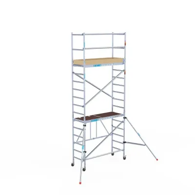 Rusztowanie aluminiowe jezdne Combi - 75 cm x 190 cm x 570 cm