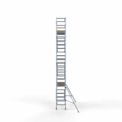 Pojazdné hliníkové lešenie vysoké Combi - 75 cm x 190 cm x 7,5 m - Euroscaffold