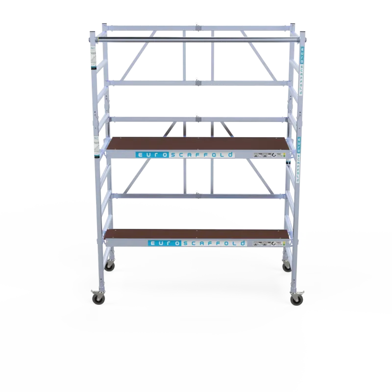 Mobile aluminum scaffold CT26 - 90 cm x 190 cm x 4 m + 30 cm platform