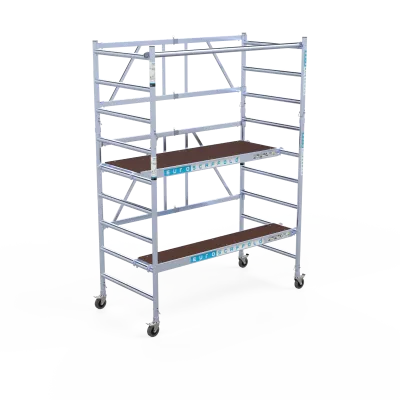 Hliníkové pojízdné lešení CT26 - 90 cm x 190 cm x 4 m + 30 cm plošina