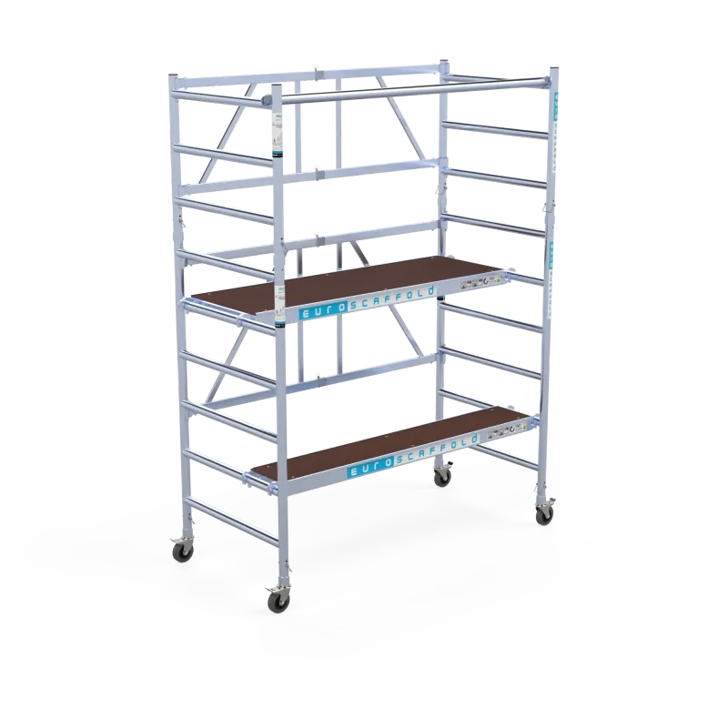 Rusztowanie aluminiowe przejezdne CT26 - 90 cm x 190 cm x 4 m + platforma 30 cm