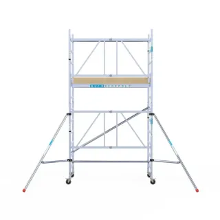 Pojízdné hliníkové lešení Combi - 90 cm x 190 cm x 4,7 m