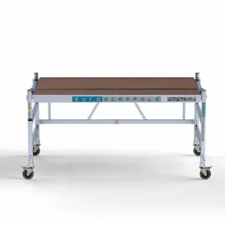 Hliníkové pojazdné lešenie Ready - 90 cm x 190 cm x 3 m + plošina 30 cm