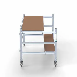 Hliníkové pojazdné lešenie Ready - 90 cm x 190 cm x 3 m + plošina 30 cm