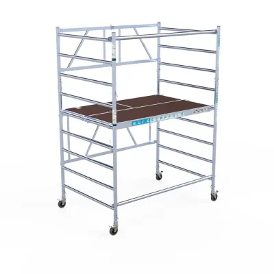 Mobile aluminum scaffold Combi - 135 cm x 190 cm x 400 cm - 4 m