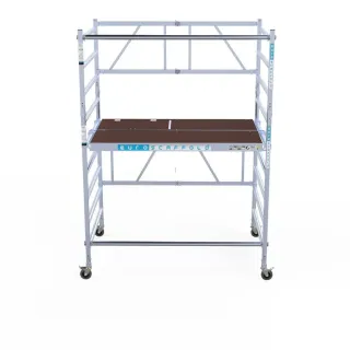 Rusztowanie aluminiowe jezdne Combi - 135 cm x 190 cm x 400 cm - 4 m