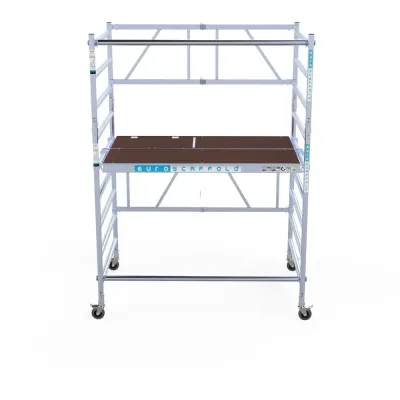 Rusztowanie aluminiowe jezdne Combi - 135 cm x 190 cm x 400 cm - 4 m