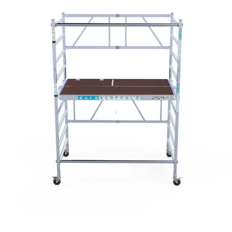 Rusztowanie aluminiowe jezdne Combi - 135 cm x 190 cm x 400 cm - 4 m