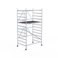 Aluminum Mobile Scaffold Combi - 135 cm x 190 cm x 4.7 m - Euroscaffold