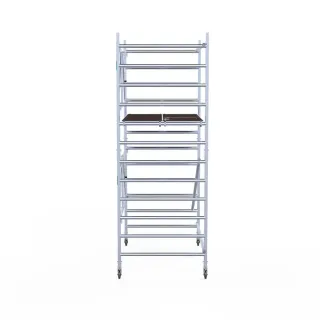 Rusztowanie jezdne aluminiowe Combi - 135 cm x 190 cm x 4,7 m - Euroscaffold