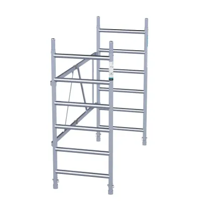 Folding frame attachment - 6 rungs - 75 cm x 190 cm - quality