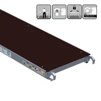 Platforma Euroscaffold bez włazu - 60 cm x 190 cm - łatwy montaż
