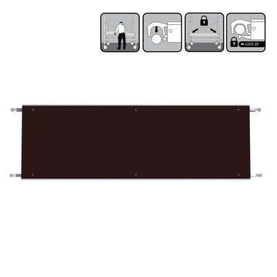 Platforma Euroscaffold bez włazu - 60 cm x 190 cm - łatwy montaż
