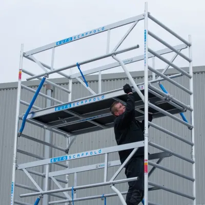 Euroscaffold platform without hatch - 60 cm x 190 cm - easy assembly