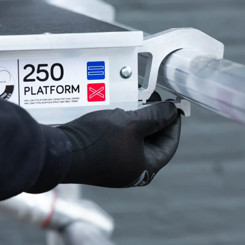 Euroscaffold platform without hatch - 60 cm x 190 cm - easy assembly