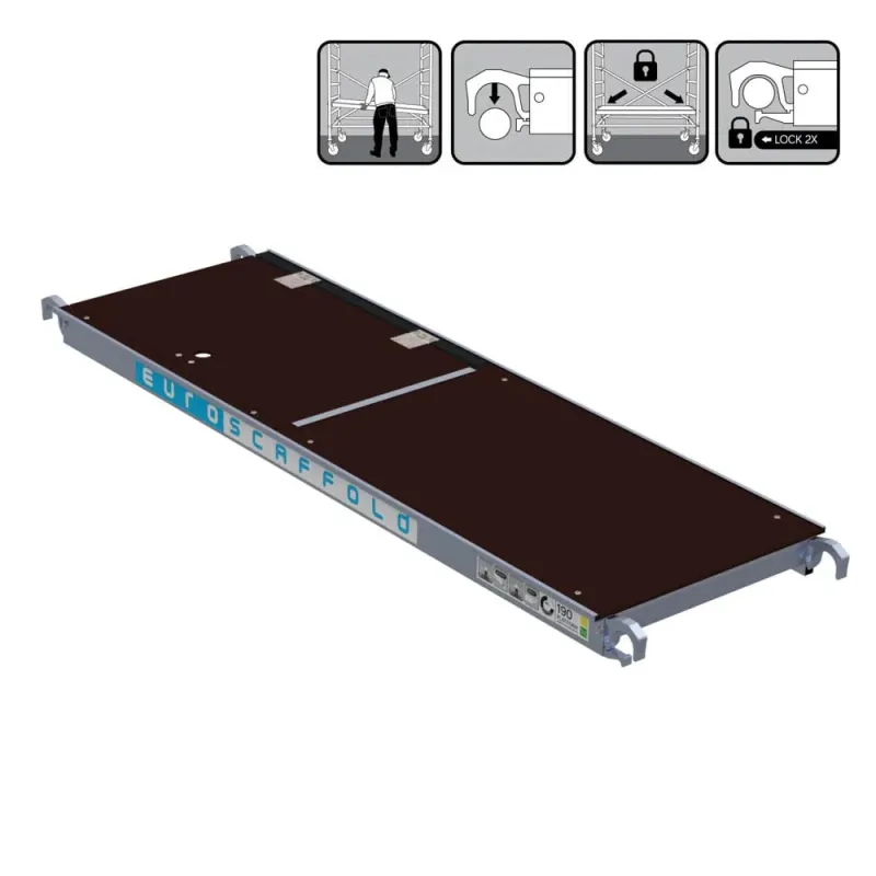 Hatch Platform - 60 cm x 190 cm - Aluminum Scaffolding