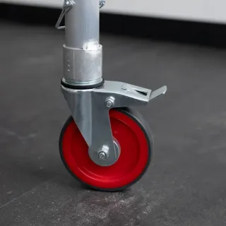 150 mm wheel for scaffolding - streak-free operation - clean