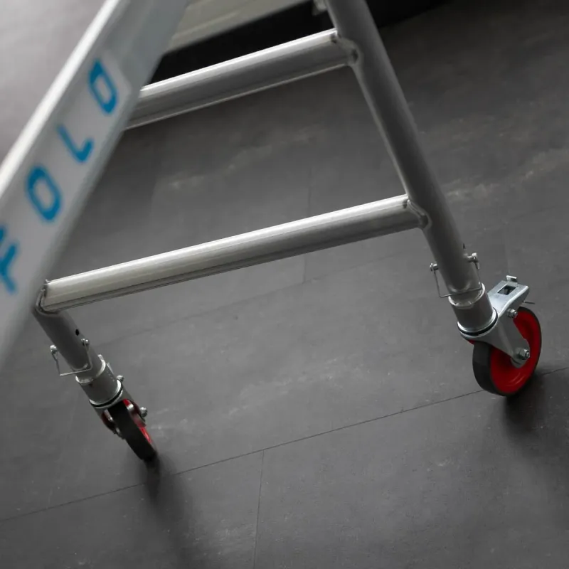 150 mm wheel for scaffolding - streak-free operation - clean