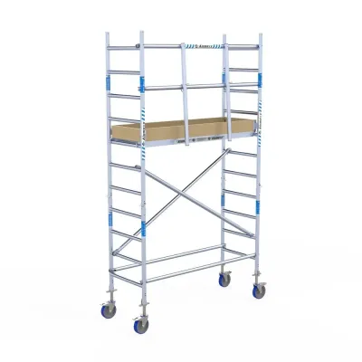 Pojízdné fasádní lešení Alumexx 75 x 190 x 4,2 m - levně.