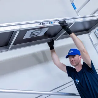 Pojízdné fasádní lešení Alumexx 75 x 190 x 4,2 m - levně.