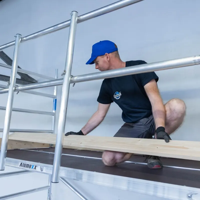 Elevator scaffolding Alumexx 75 x 190 x 4.2 m - mobile - cheap