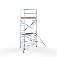 Mobile aluminum scaffolding Combi - 90 cm x 190 cm x 5.8 m - tall