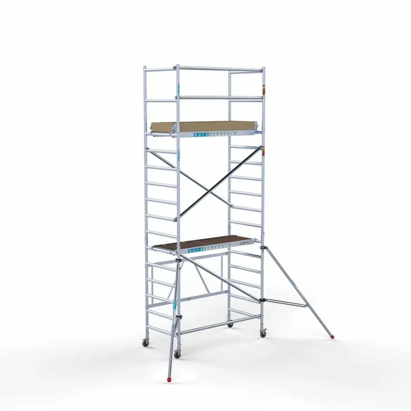 Rusztowanie aluminiowe jezdne Combi - 90 cm x 190 cm x 5,8 m - wysokie