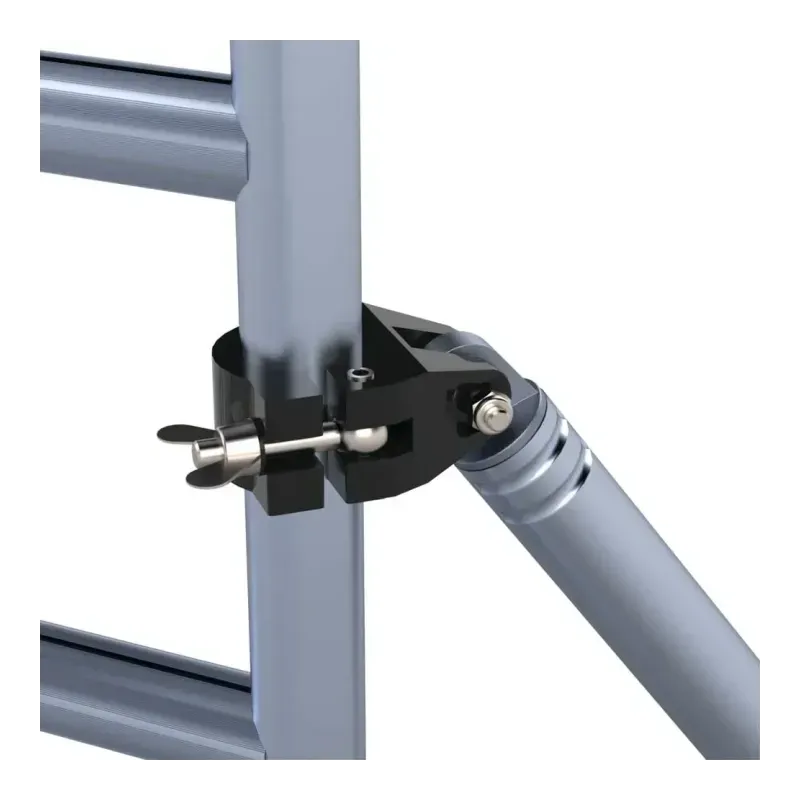 Pojízdné hliníkové lešení 90 cm x 190 cm x 5,8 m + dodatečné stabilizátory