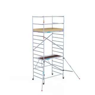 Rusztowanie aluminiowe jezdne Combi - 135 cm x 190 cm x 5,7 m