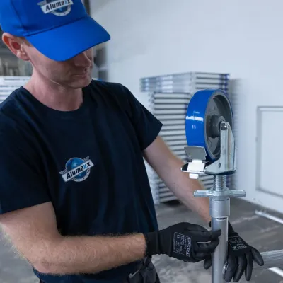 Hliníkové lešenie Alumexx 135 x 190 x 5,2 m - pojazdné