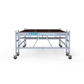 Aluminum platform for plasterer, installer 190 cm x 400 cm - comfort