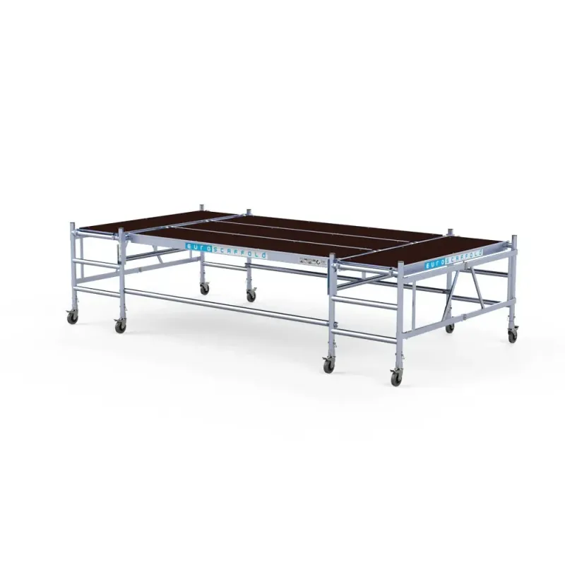 Aluminum platform for plasterer, installer 190 cm x 400 cm - comfort