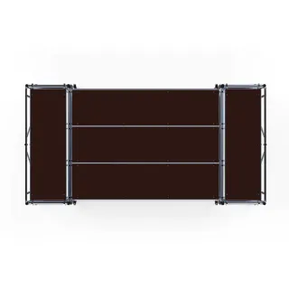 Hliníková plošina pro sádrokartonáře, montéra 190 cm x 400 cm - pohodlí