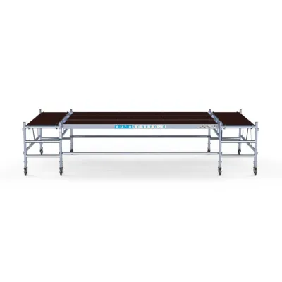 Aluminiowa platforma 190 cm x 455 cm - do tynkowania i malowania