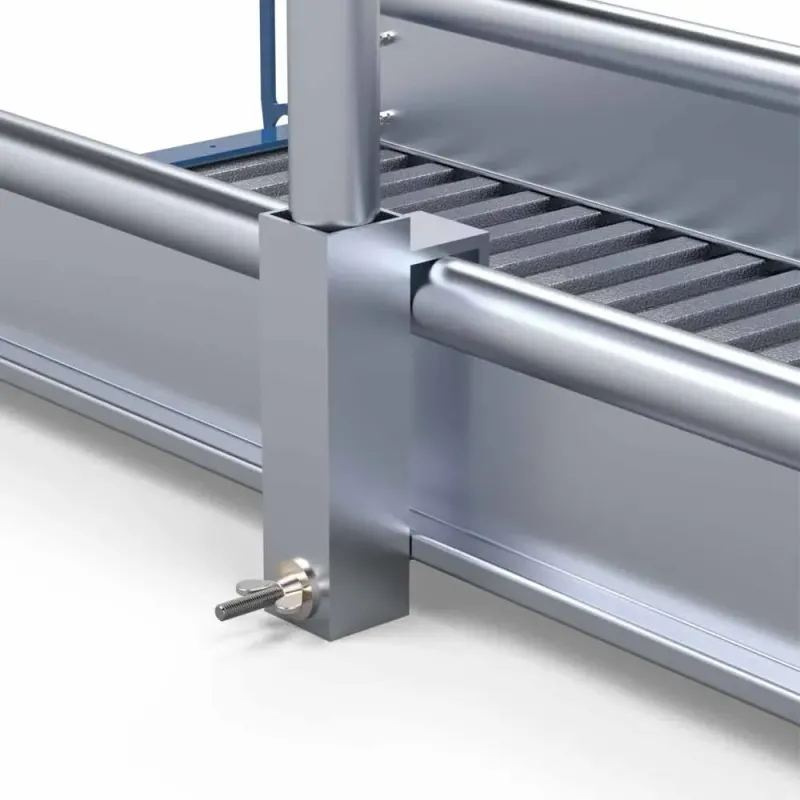 Euroscaffold poręcz/zabezpieczenie mostu roboczego - 4 m - aluminium