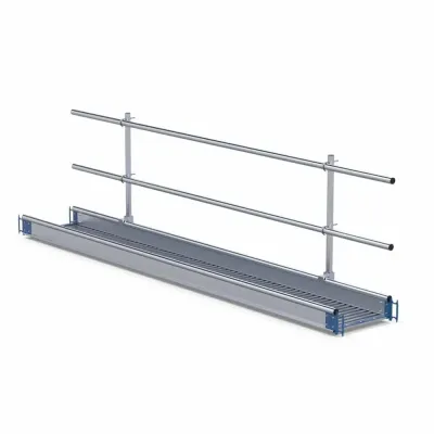 Guardrail for work bridge/walkway/platform - 5 m