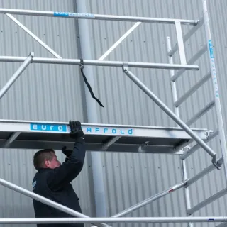 Rusztowanie jezdne Basic - 135 cm x 250 cm x 4,2 m - Euroscaffold
