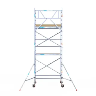 Mobile facade scaffolding - 135 cm x 190 cm x 6.2 m - Euroscaffold