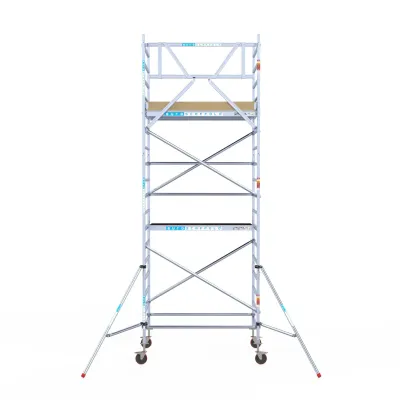 Mobile facade scaffolding - 135 cm x 190 cm x 6.2 m - Euroscaffold
