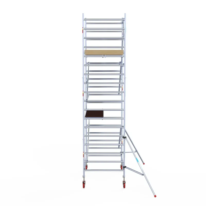 Mobile facade scaffolding - 135 cm x 190 cm x 6.2 m - Euroscaffold