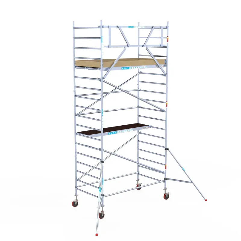 Mobile facade scaffolding - 135 cm x 250 cm x 6.2 m - Euroscaffold